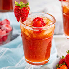 Strawberry iced tea